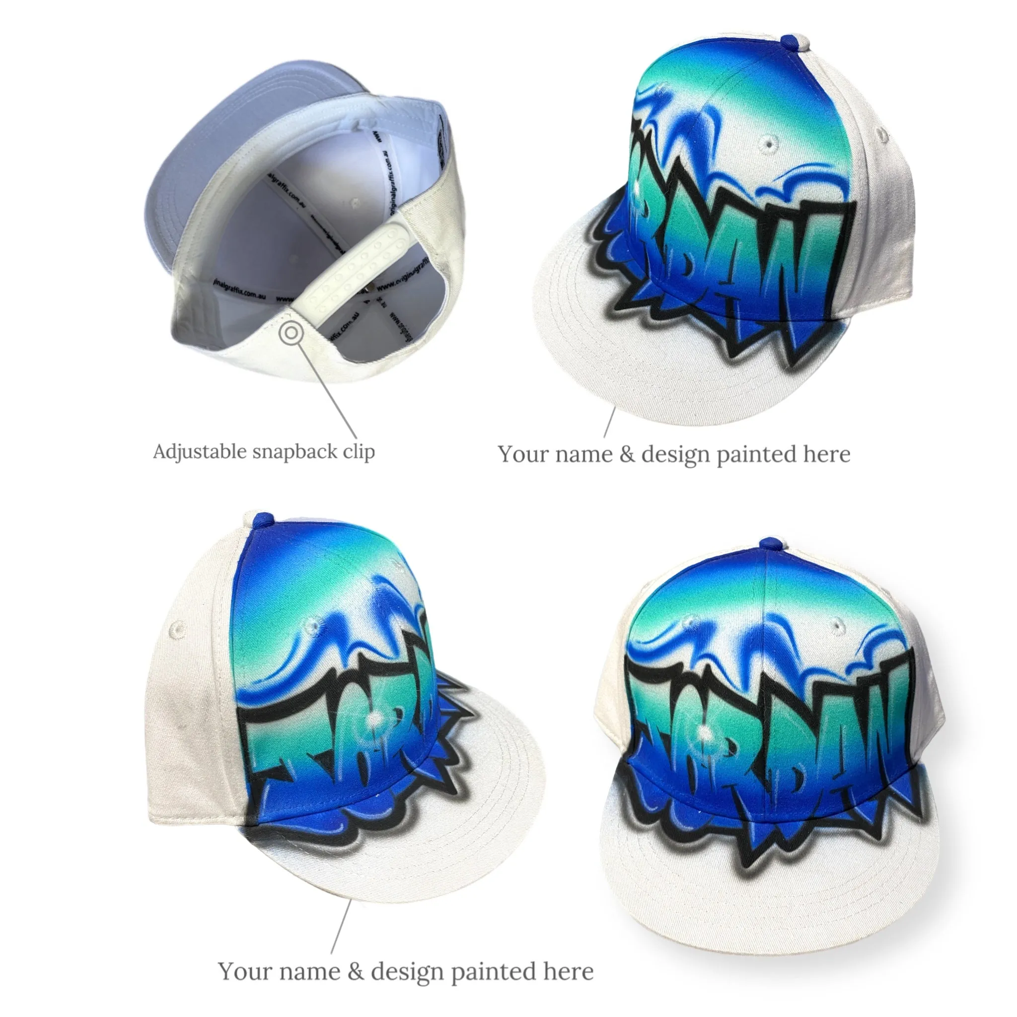 Graff Blue Fade Snapback (14)