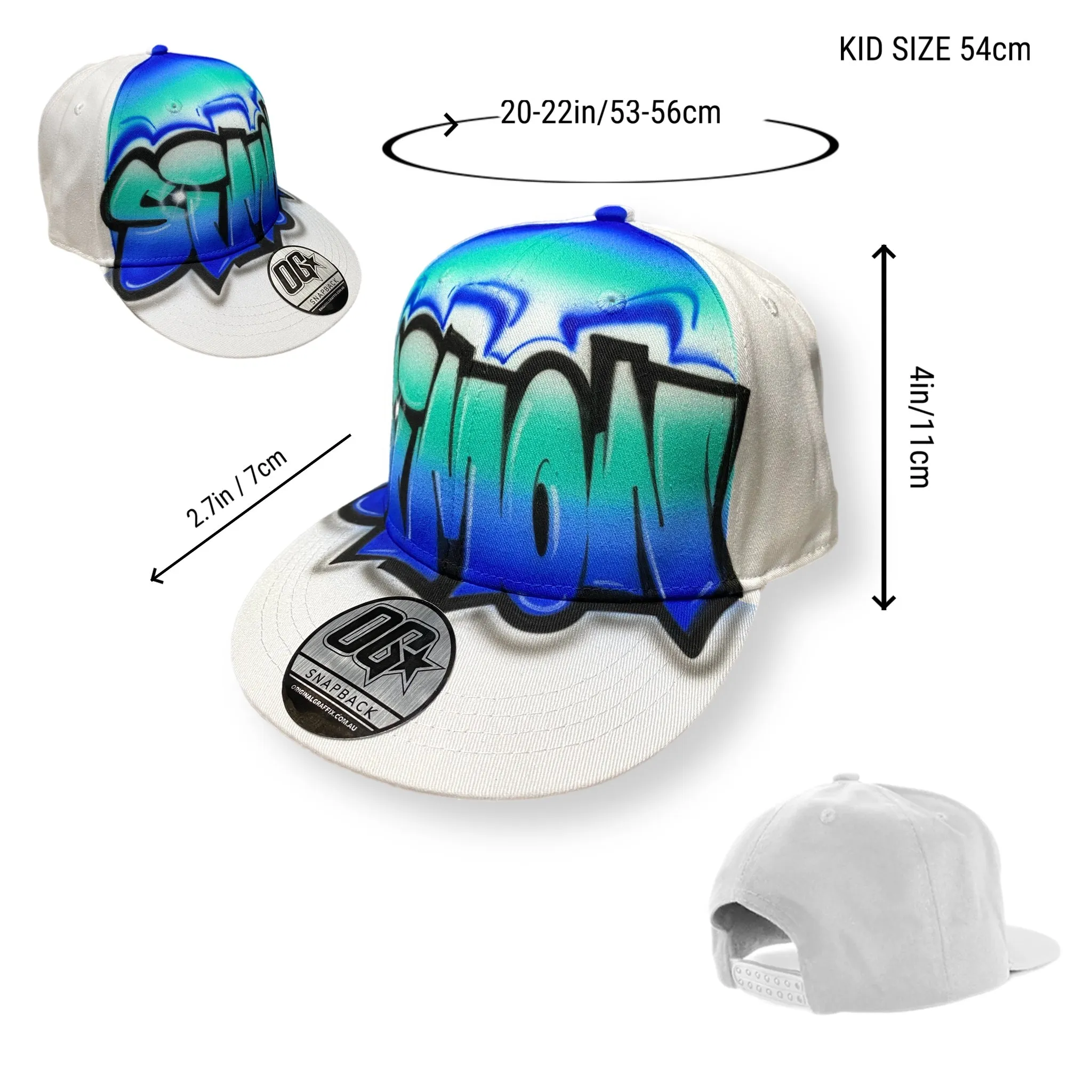 Graff Blue Fade Snapback (14)