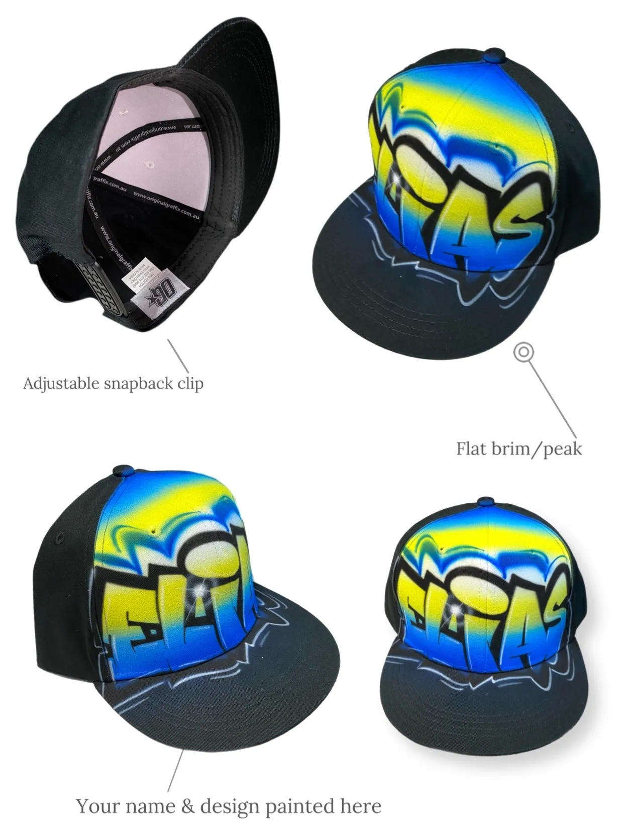 Graff Blue Fade Snapback (14)