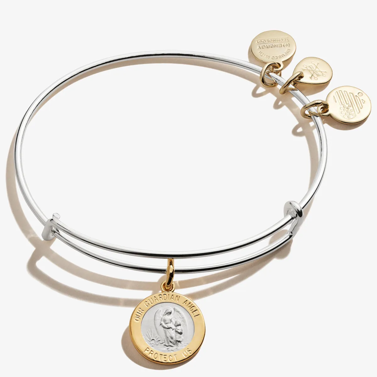 Guardian Angel Charm Bangle