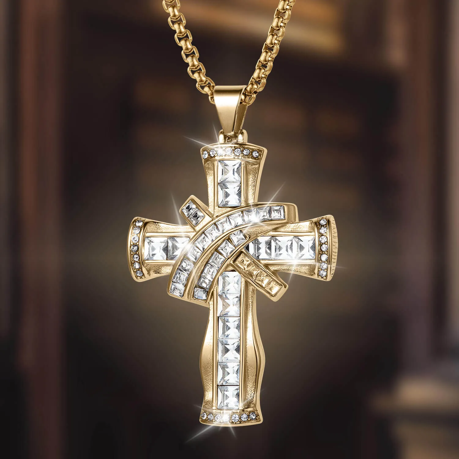 Illumination Cross Pendant