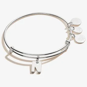 Initial N Charm Bangle