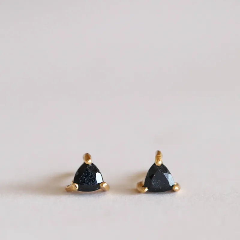 JAXKELLY | Black Tourmaline Mini Energy Gem Studs