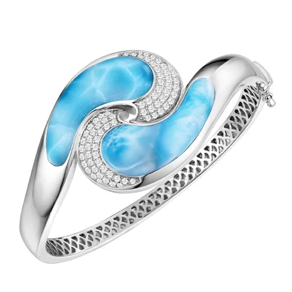 Larimar Eternal Wave Bangle