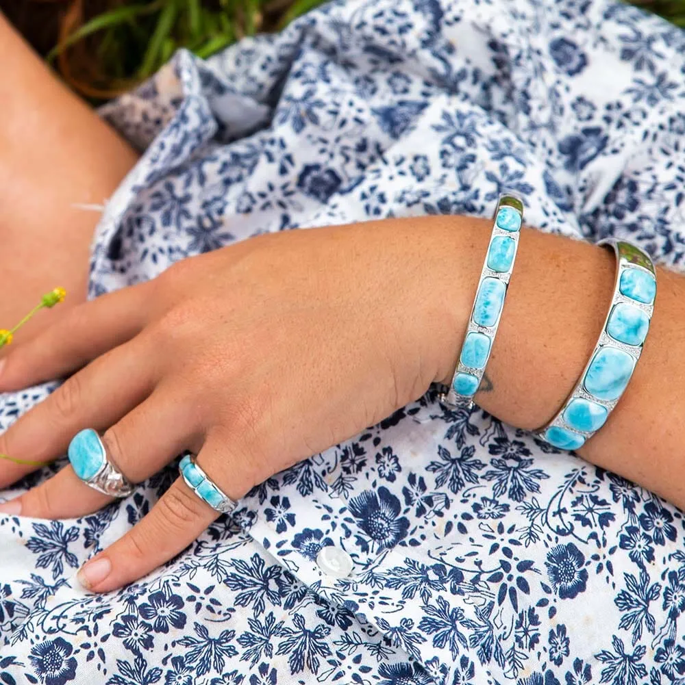 Larimar Infinite Ocean Bangle