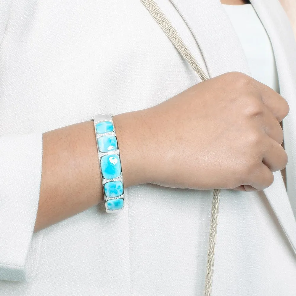 Larimar Infinite Ocean Bangle