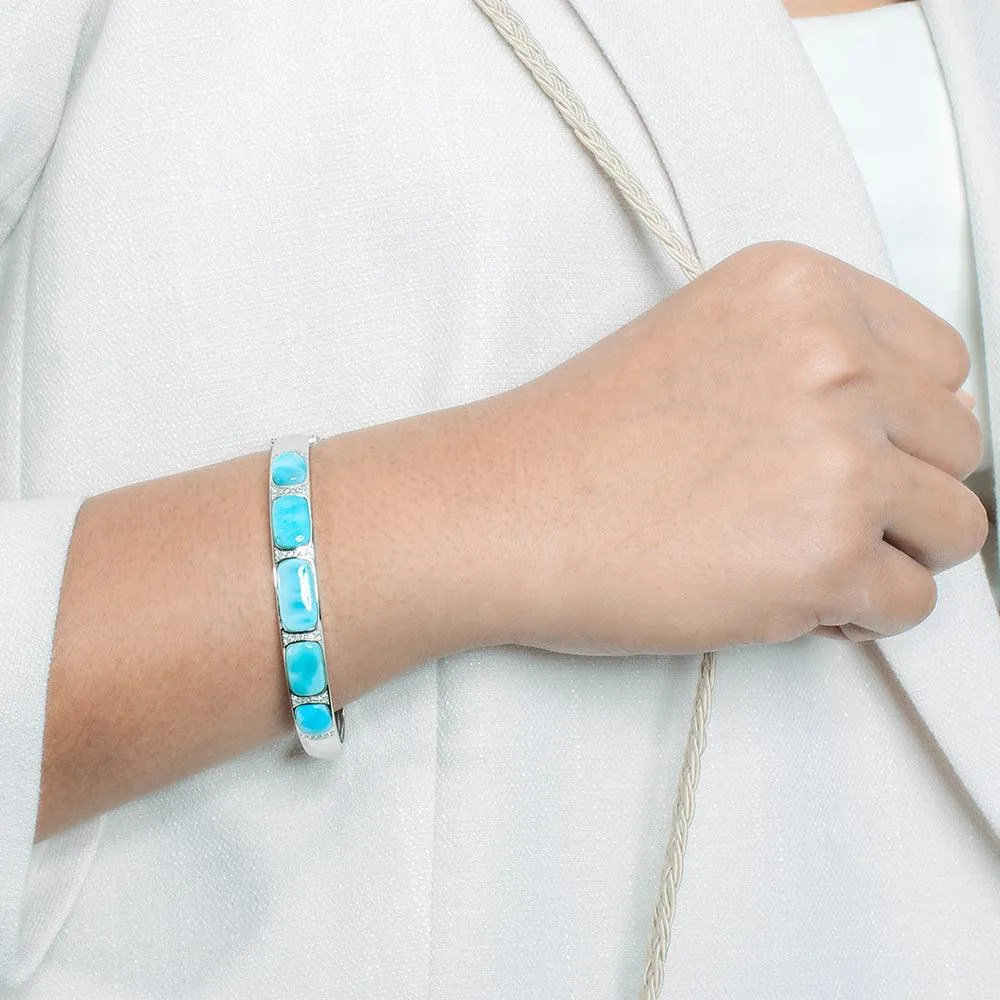 Larimar Infinite Ocean Bangle