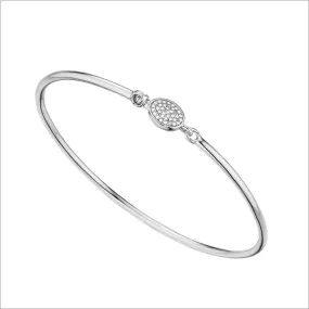 Lolita Silver & Diamond Bangle