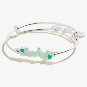 'Lucky' Inline Bangle Bracelet