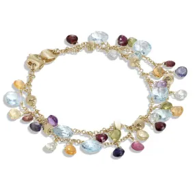 Marco Bicego Mixed Gemstones Blue Topaz Paradise Bracelet