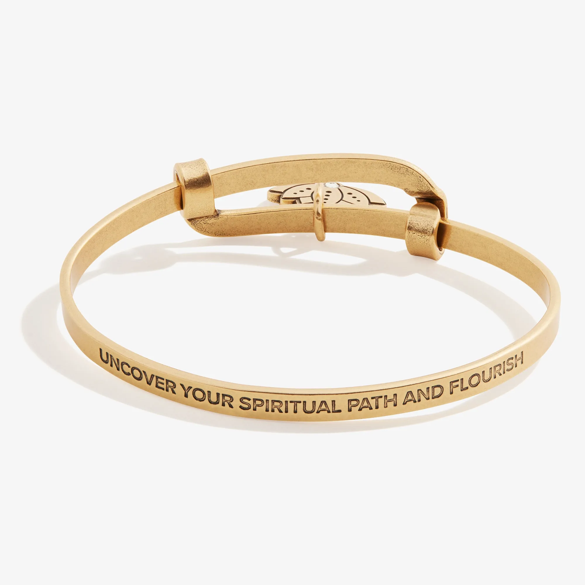 Motivation Lotus Charm Bangle