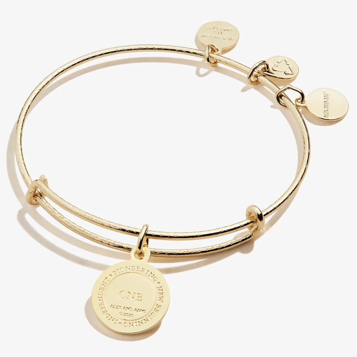 Number 1 Charm Bangle