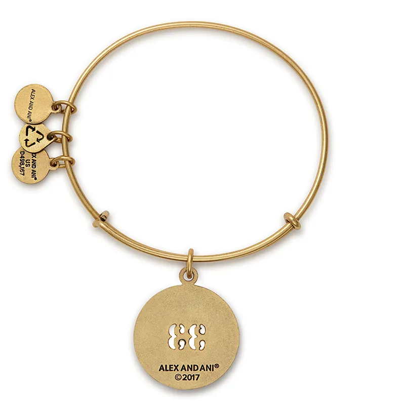 Number 33 Charm Bangle Bracelet