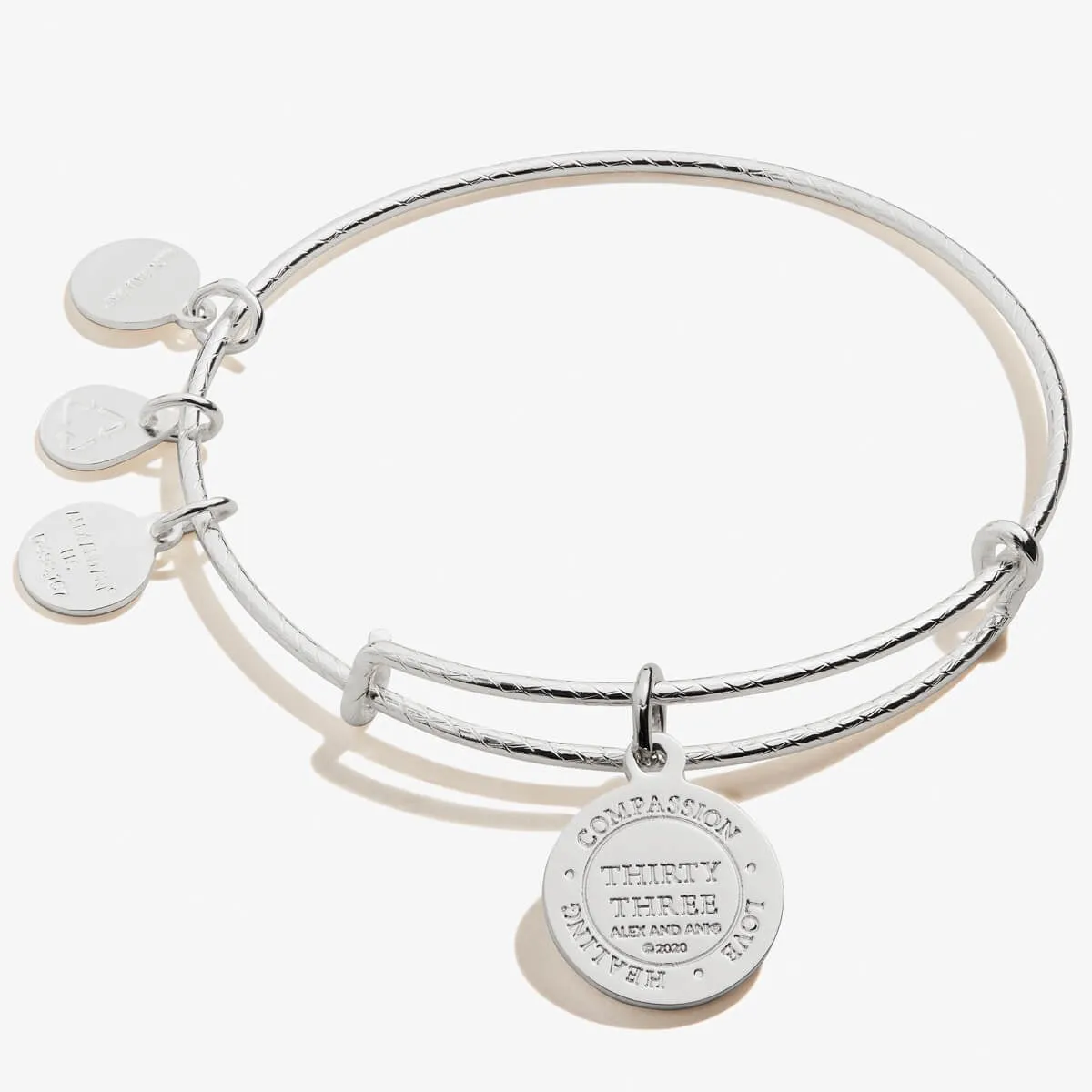 Number 33 Charm Bangle