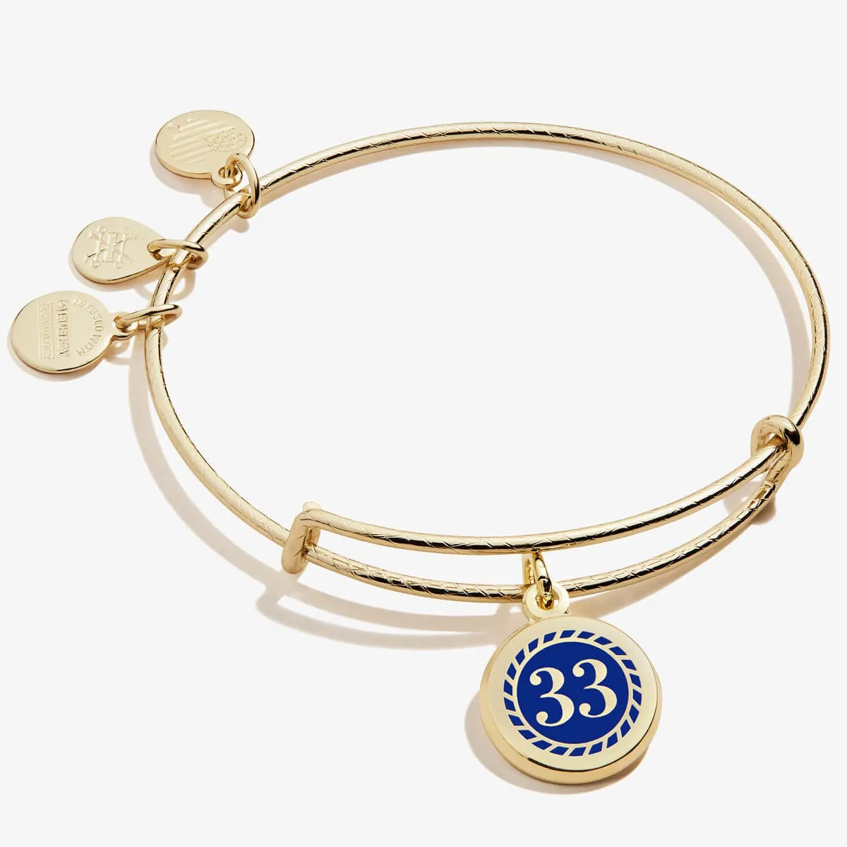 Number 33 Charm Bangle