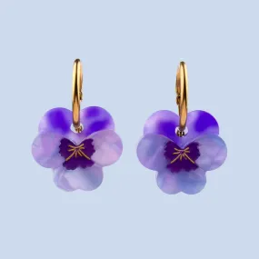 PANSIES EARRINGS