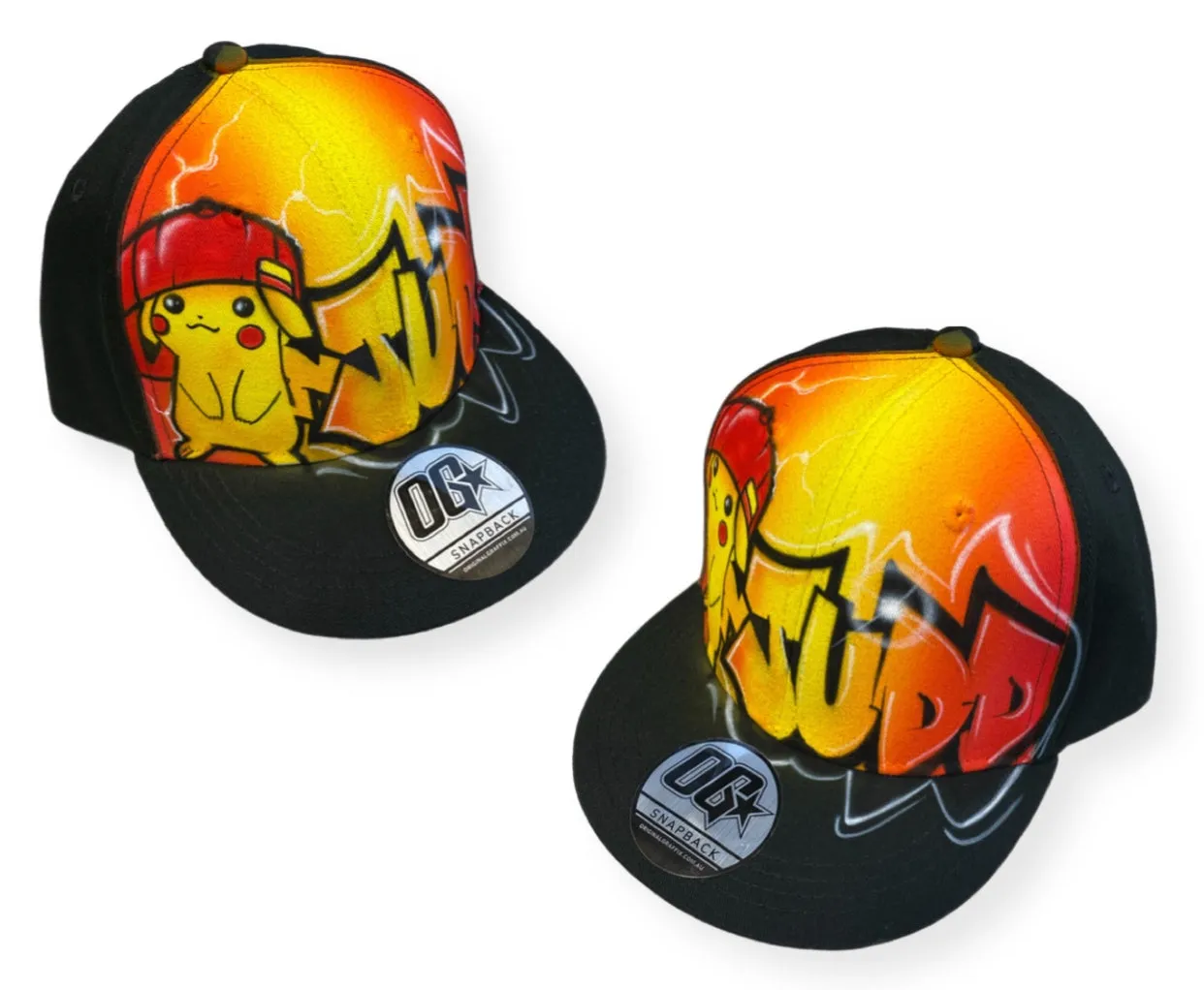 Pika Graff Character Snapback