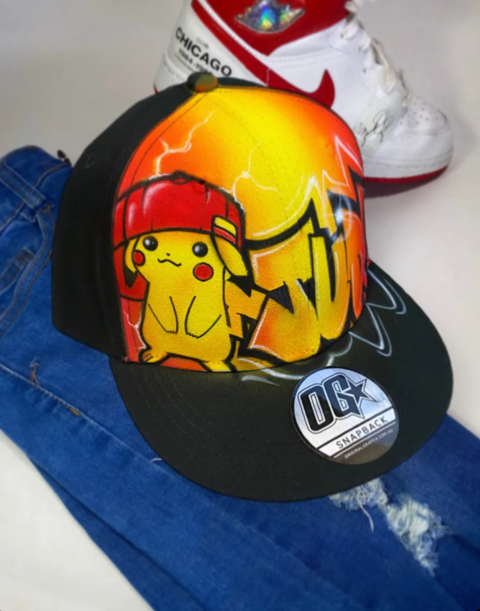 Pika Graff Character Snapback