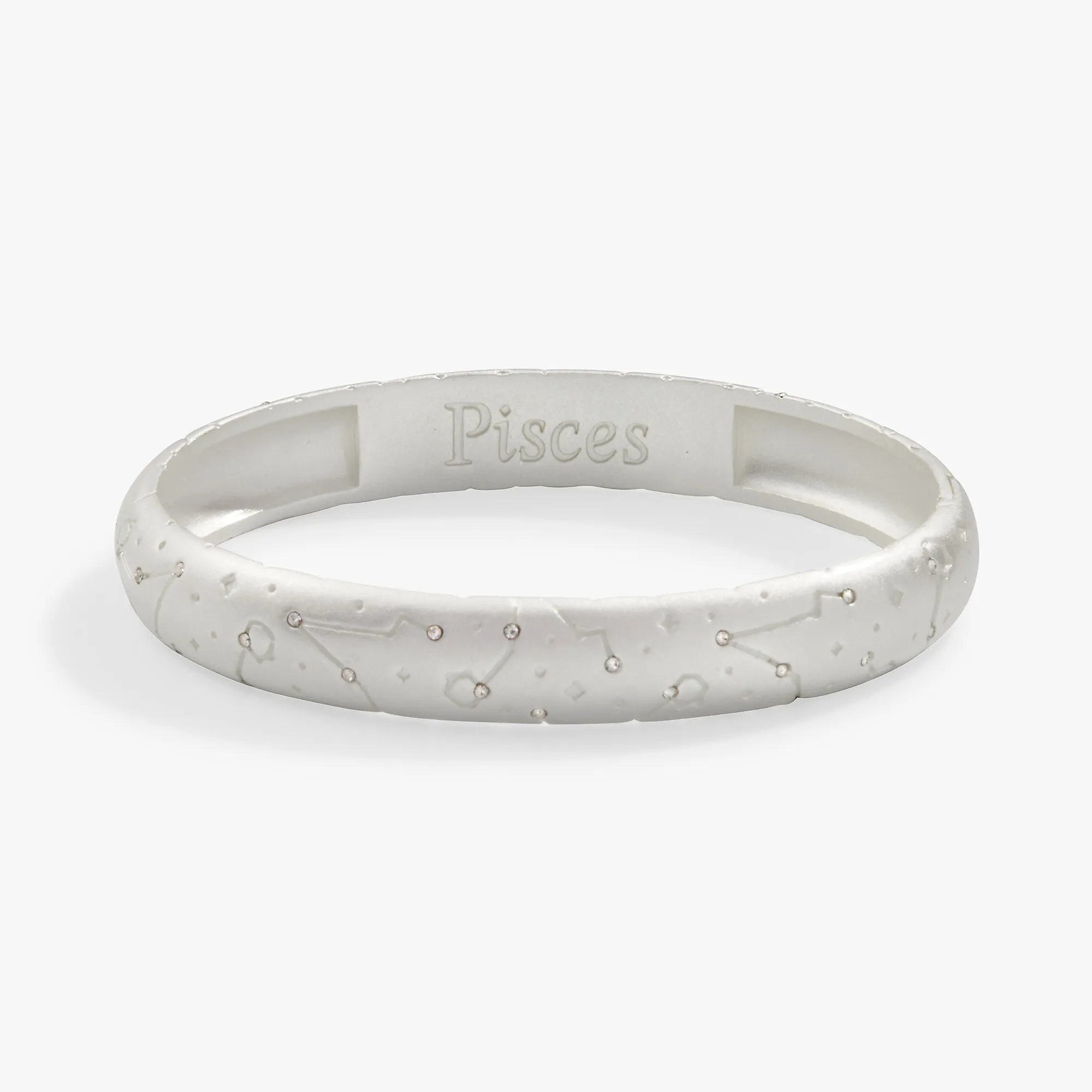 Pisces Zodiac Hinge Bangle