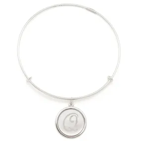 Precious Initial Q Charm Bangle