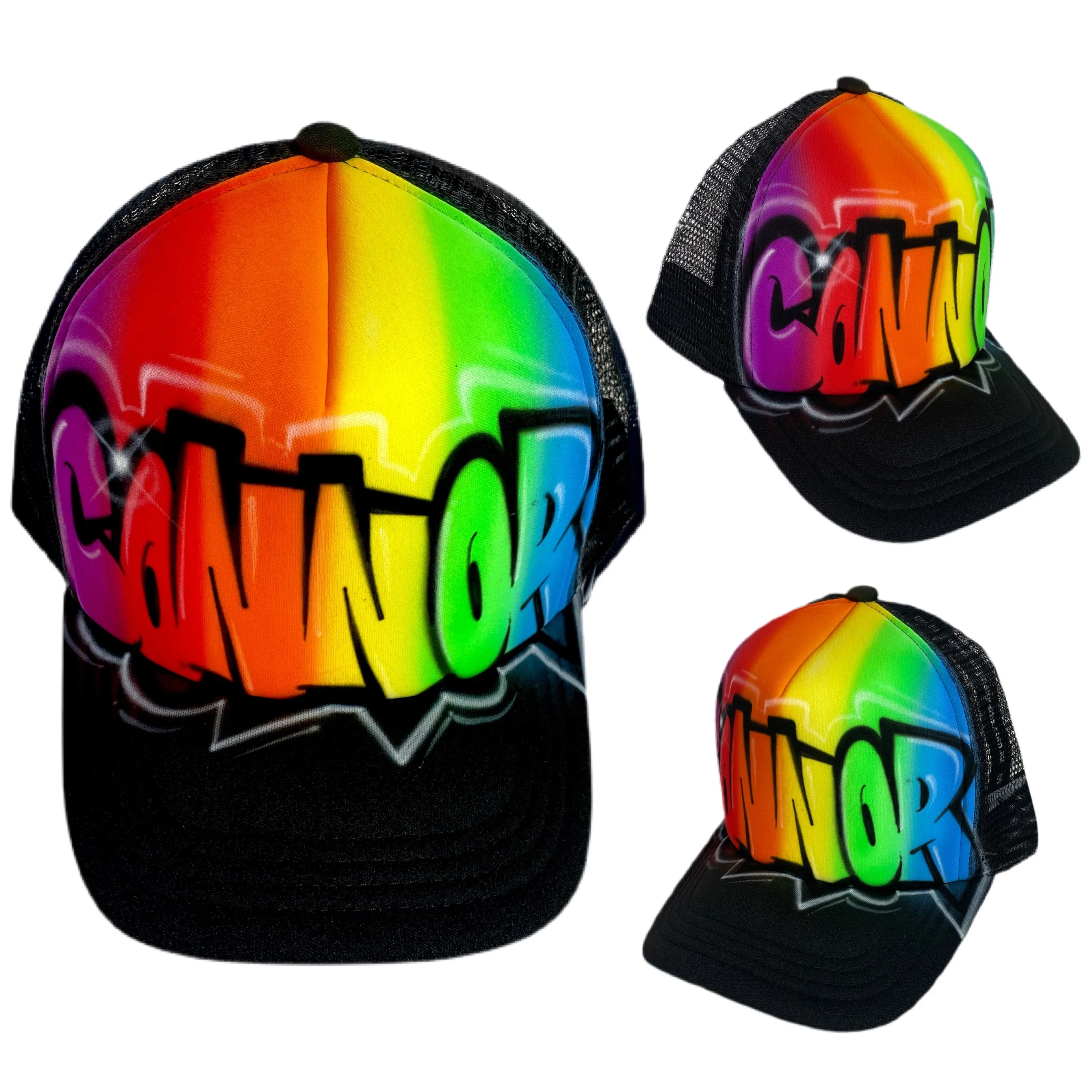 Rainbow Graff Style Trucker  (7G)