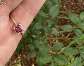 Rhodolite Garnet Gem Candy Ring