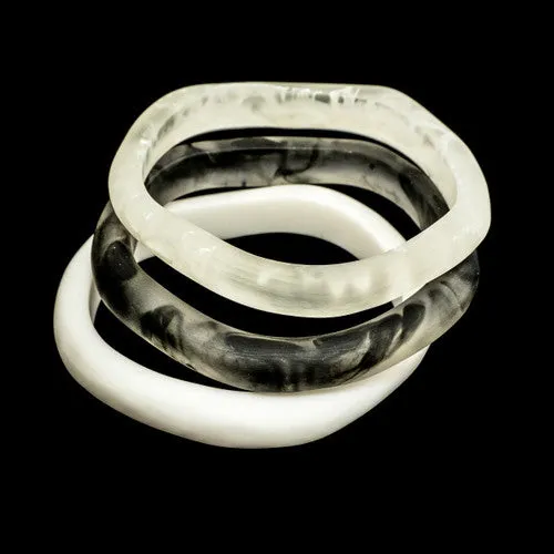 Santorini Triple Resin Bangle