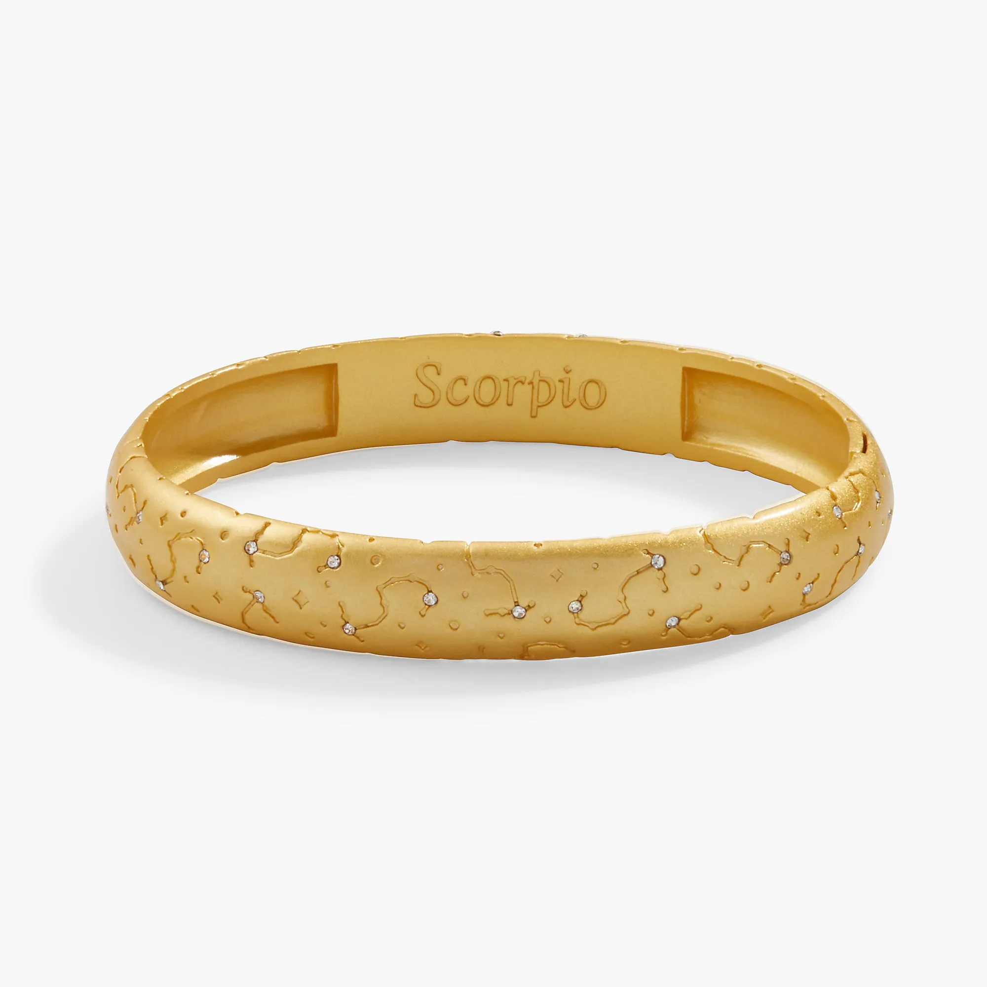 Scorpio Zodiac Hinge Bangle