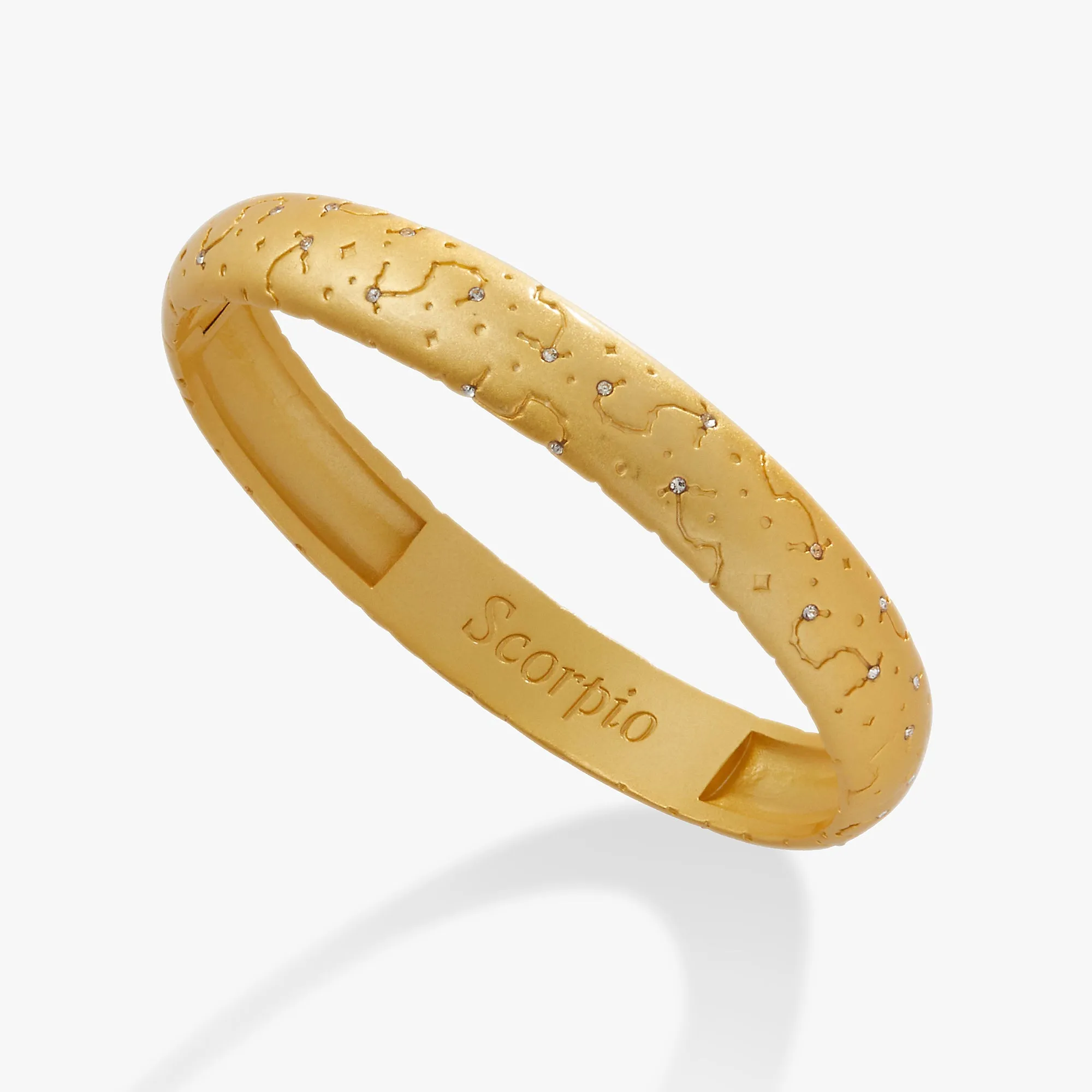 Scorpio Zodiac Hinge Bangle