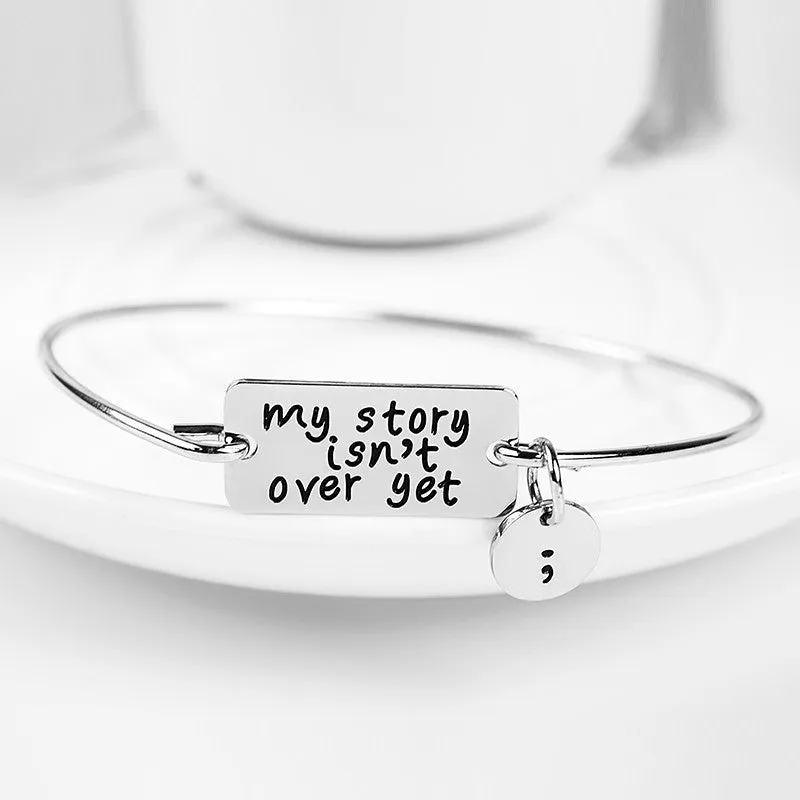 Semicolon Bangle