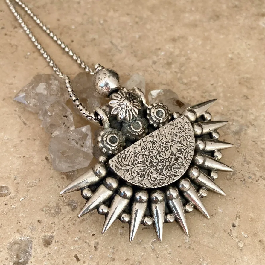 Silver Sun Pendant