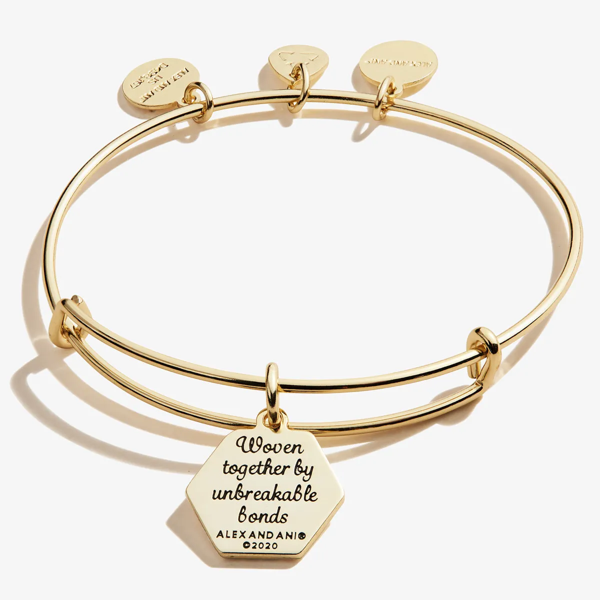 Sister, 'Woven Together' Charm Bangle