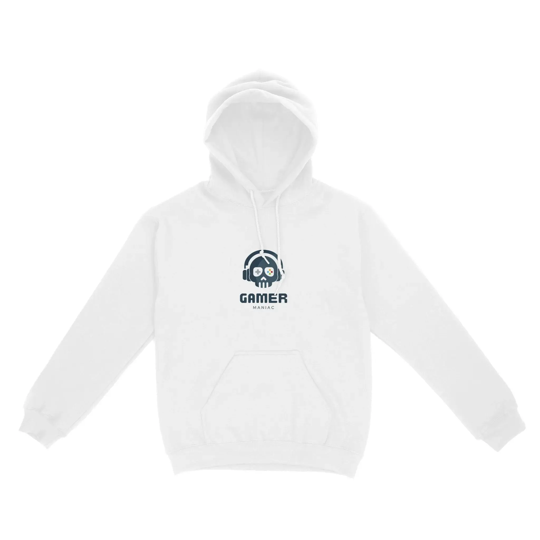 Skull Gamer Gam Grunge Graff - Unisex Standard Hoodie