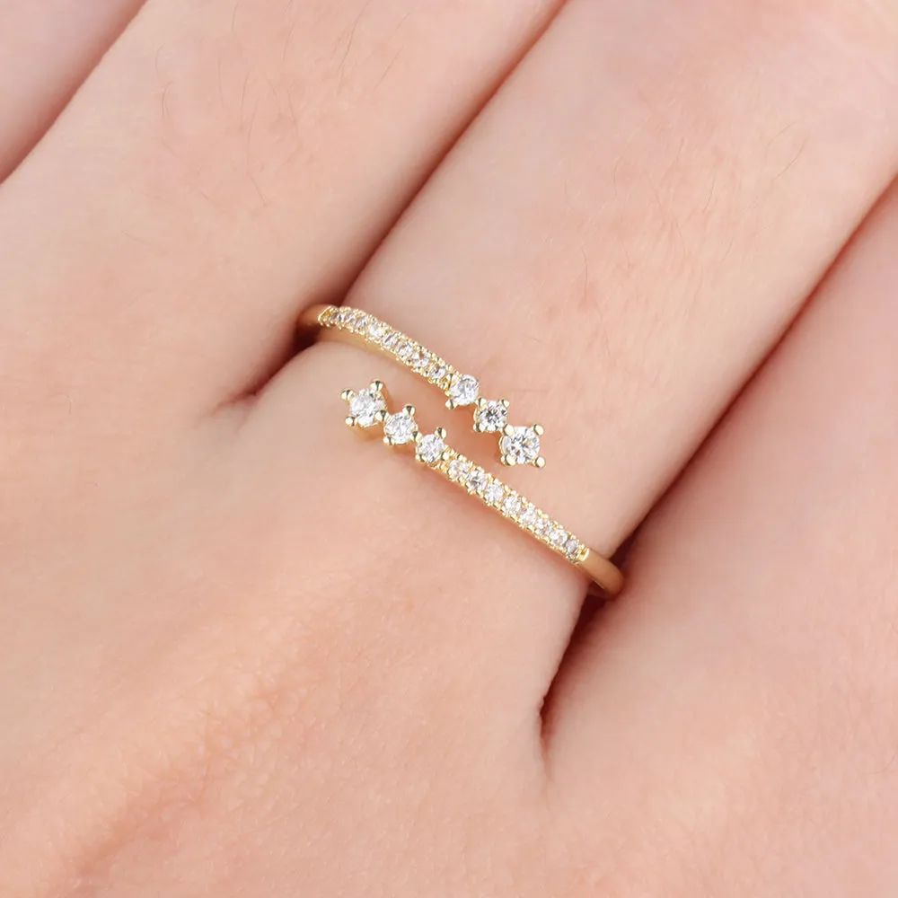 Sparkling Gemstones Ring