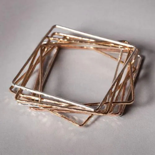 Square Bangle Bracelet