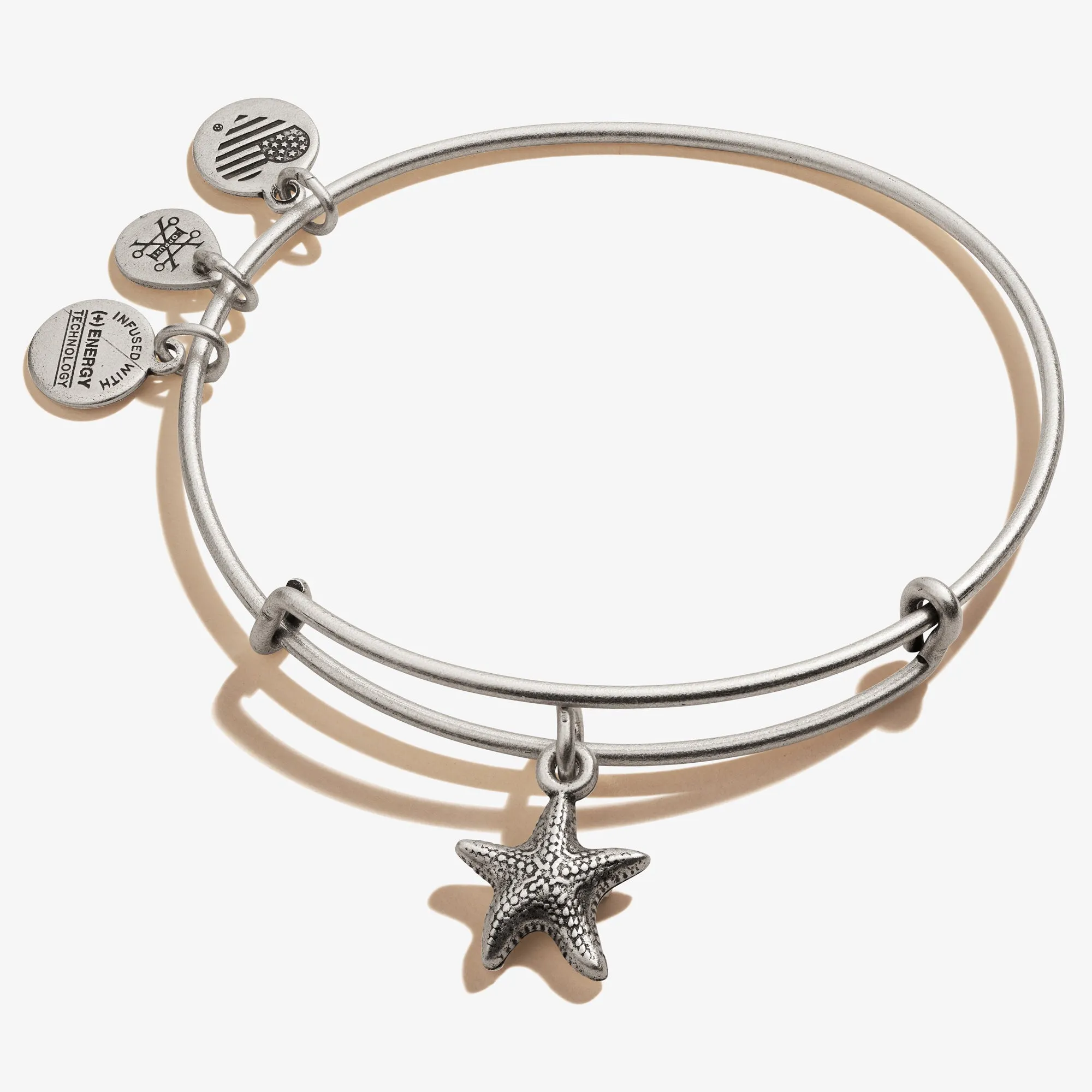 Starfish Charm Bangle