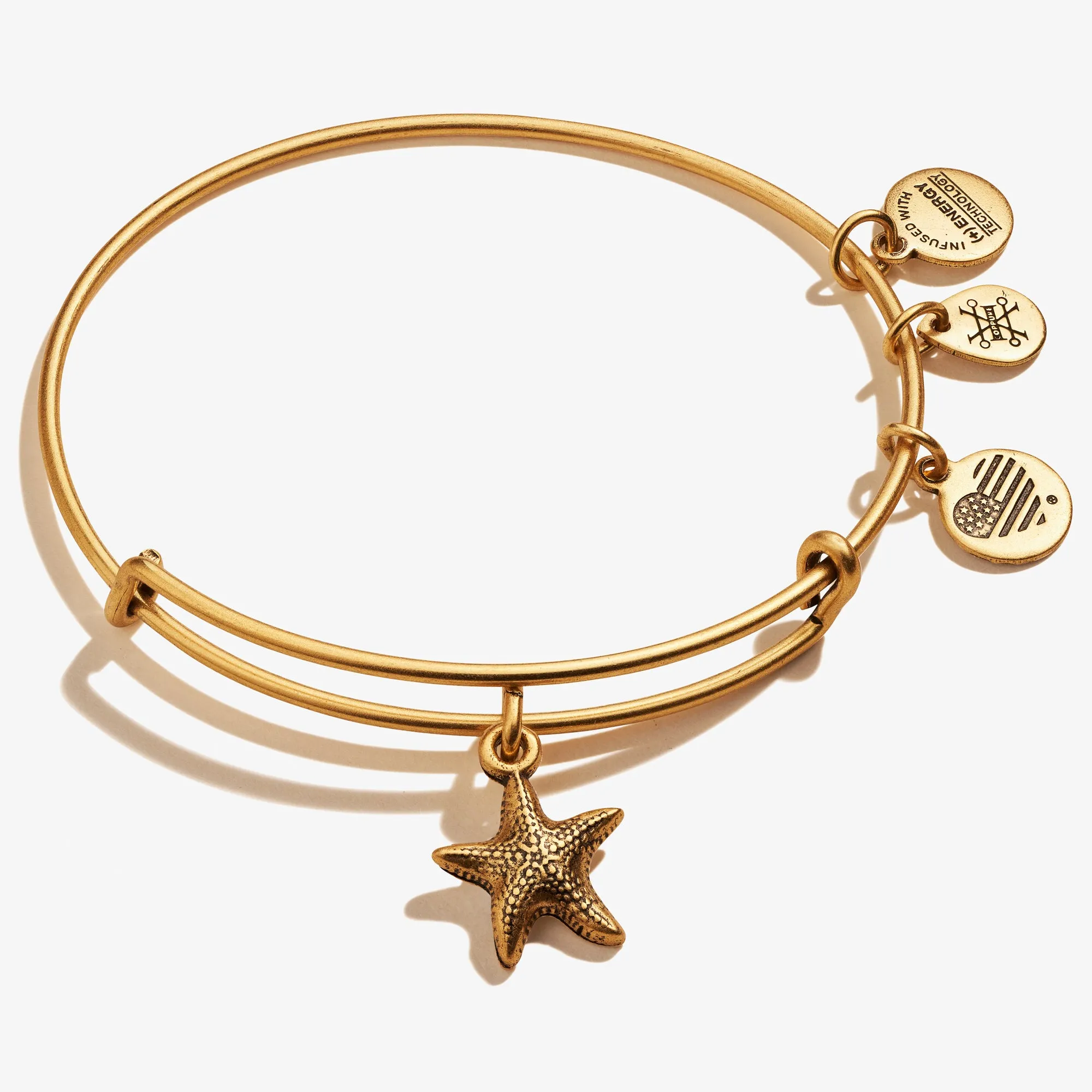 Starfish Charm Bangle