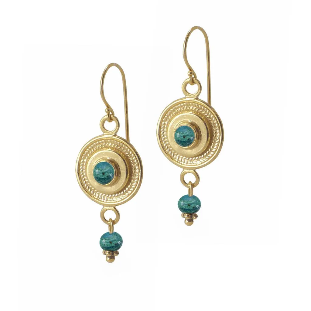 Sterling silver 925 earrings for woman gold plated set gemstones.