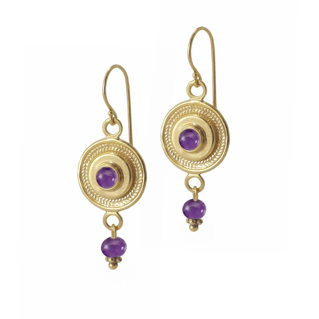 Sterling silver 925 earrings for woman gold plated set gemstones.