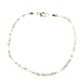 Sterling Silver Multi Gem Beaded Bracelet