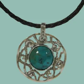 Sterling Silver necklace gift for her with Turquoise / Gemstones