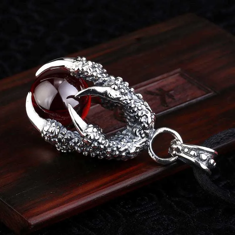 The Dragon's Gem Claw Necklace