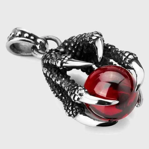 The Dragon's Gem Claw Necklace