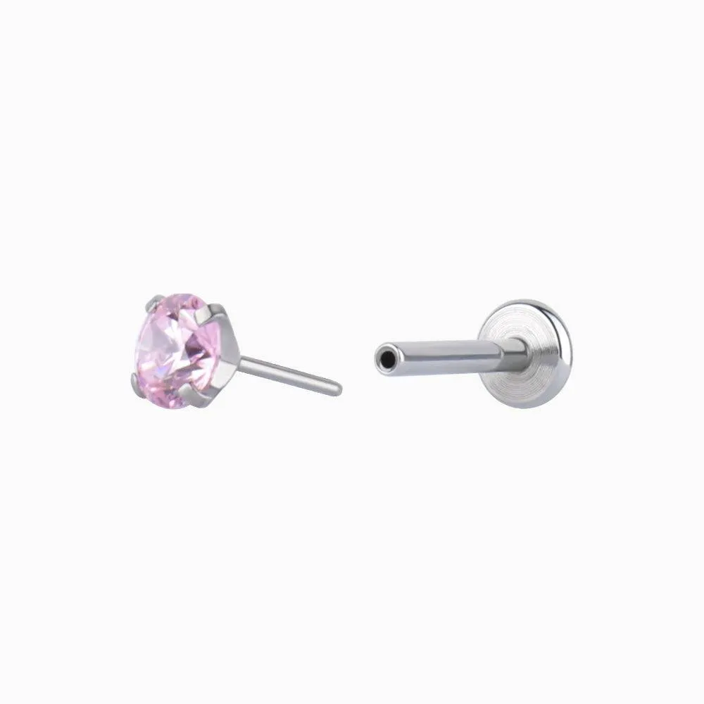 Titanium Gemstones Stud