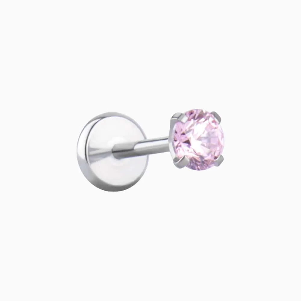 Titanium Gemstones Stud