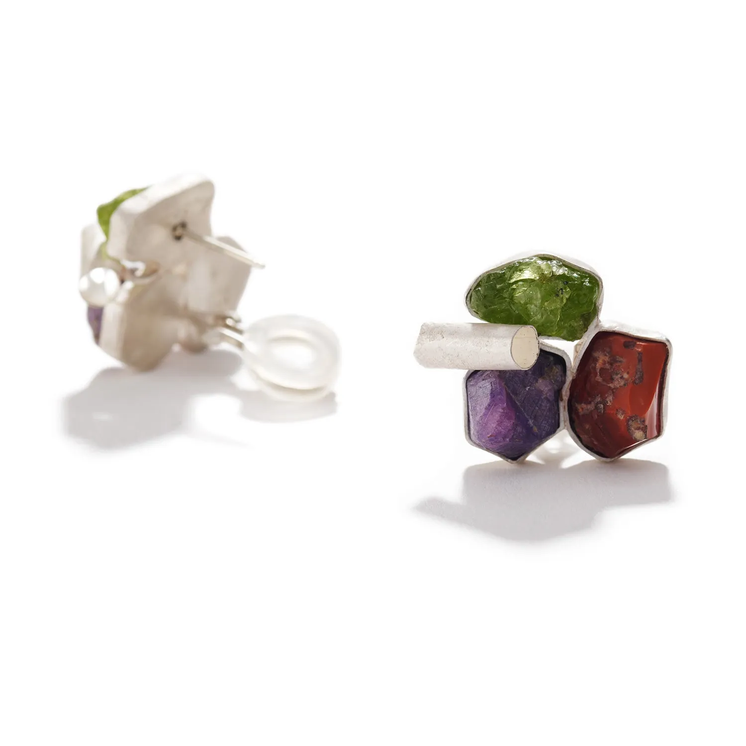 Triage Gem Stud Earrings