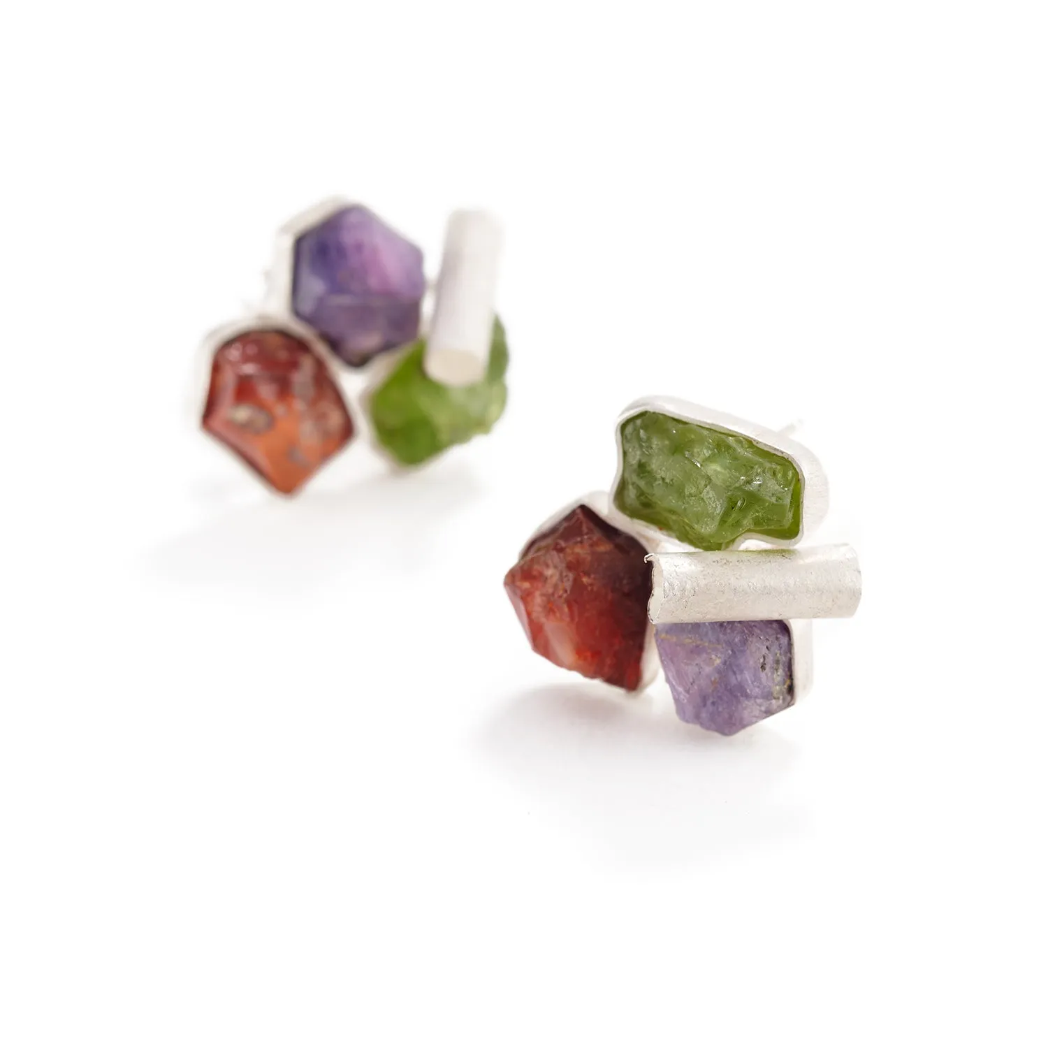 Triage Gem Stud Earrings