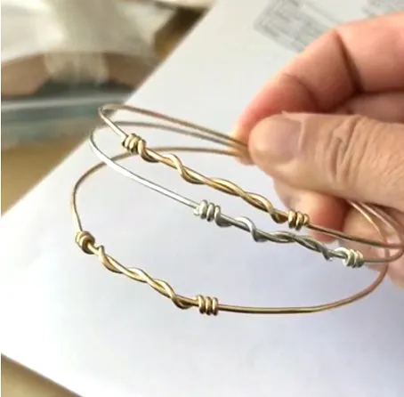 Twisted Bangle Bracelet