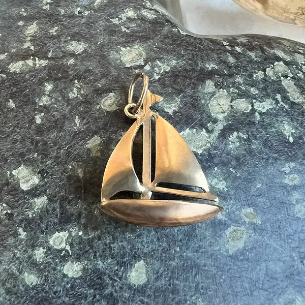 Vintage Sailboat Pendant