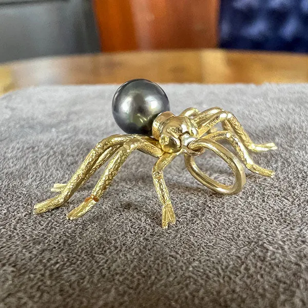 Vintage Spider Pendant